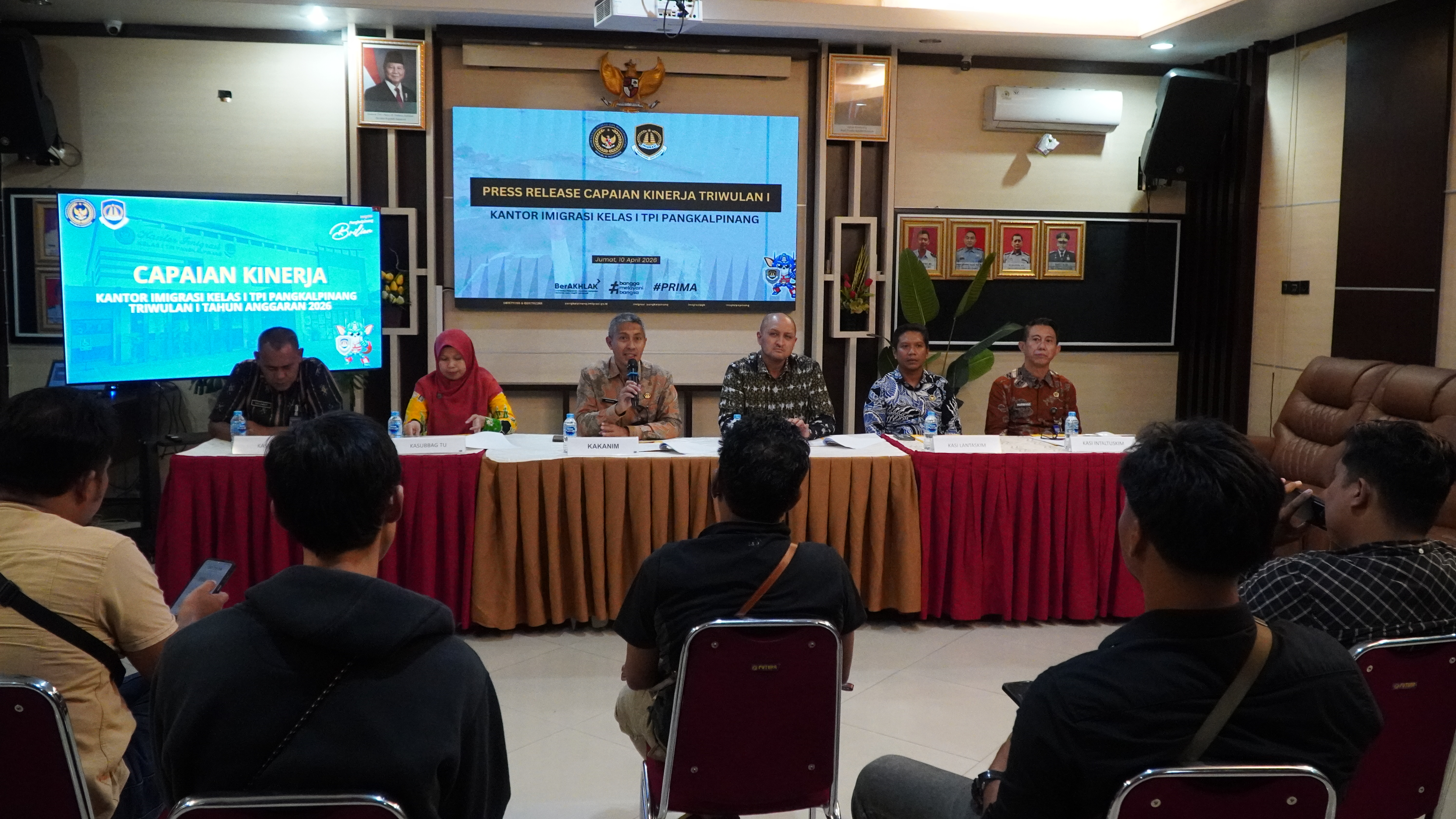 Capaian Kinerja Imigrasi Pangkalpinang Sepanjang Triwulan I Tahun 2026